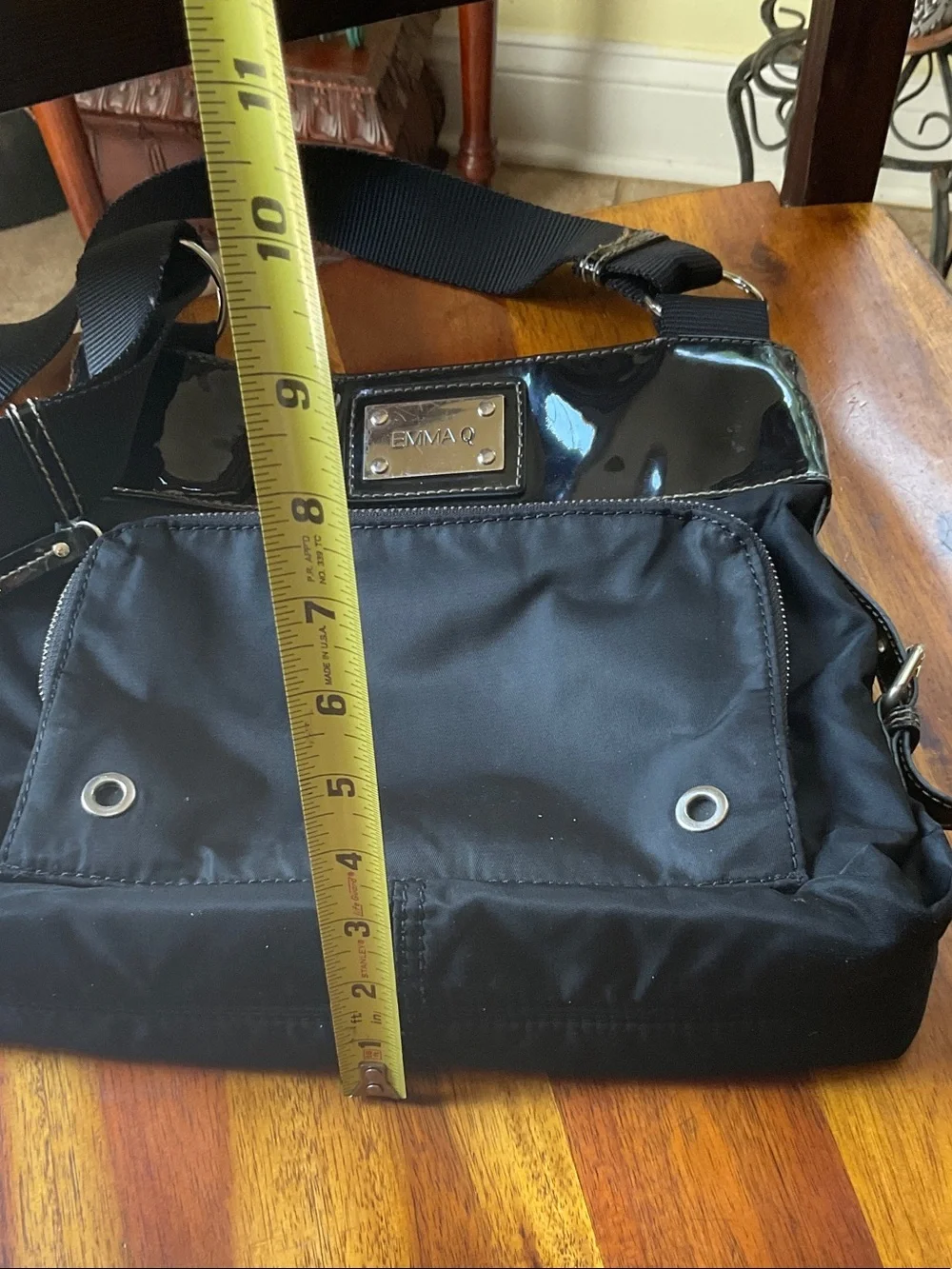 Black Crossbody Bag - Sleek Everyday Shoulder Bag